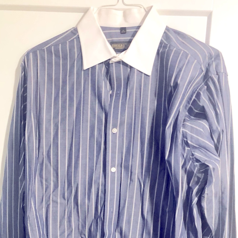 Donald Trump Collection, Officer Blue or Blue/Grey & Wht Stripe, Neck 17, 36/37